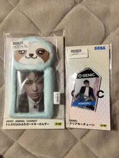 GENIC ANIMALCOORDY トレカ付ふわふわカードキーホルダー 雨宮翔