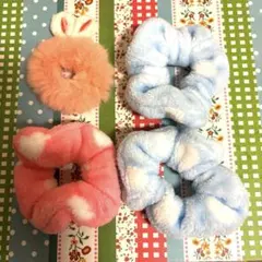 シュシュ 髪留め 4点セット プライズ品