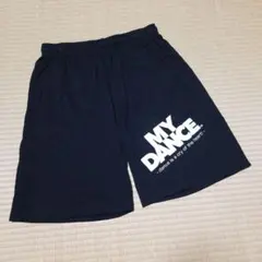 MY DANCE ハーフパンツ　黒　フィットネス
