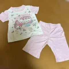 マイメロディ 半袖パジャマ 上下セット 110cm サンリオ ピンク 女の子のサムネイル