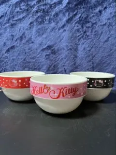 ハローキティ どんぶり 3個セット