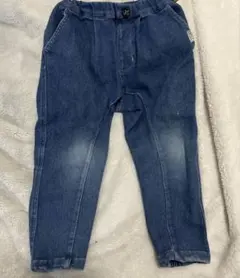 BREEZE デニム ストレッチパンツ ゴムウエスト