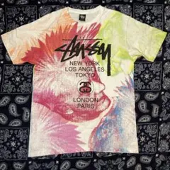 NY購入限定レア STUSSY ステューシー Tシャツ ワールドツアー M 白
