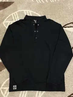 チャムス ハリケーントップ スウェット メンズ S 黒