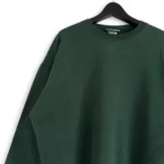 00s ヴィンテージ Hanes グリーン 無地スウェット S6 - メルカリ
