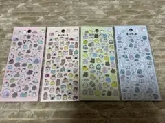 オバケーヌ　ぷくぷくシール　4枚セット