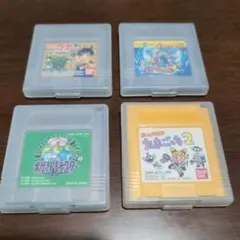 ゲームボーイソフト4本セット　ポケモン　たまごっち　コナン　マリオ　6つの金貨