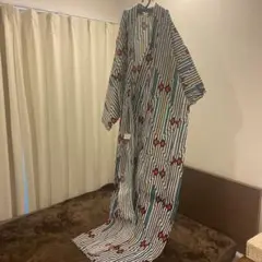 CANOA 綿100% ストライプ 浴衣