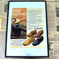 Clarks 広告 ESQUIRE誌 アメリカ ヴィンテージ AD12098