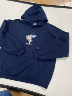 SAYHELLOセイハローパーカーネイビープリント　トレーナーサイズLのサムネイル