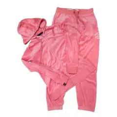 美品 Royal Apparel ピンク フード セットアップ ベロア Y2K