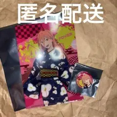 チェンソーマン パワー 台風の悪魔ルーレット C賞 クリアファイル 缶バッジ