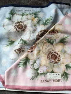 HANAE MORI 花柄ハンカチ 2枚セット