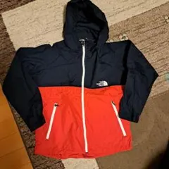 THE NORTH FACE フード付きジャケット ネイビー/レッド　キッズ