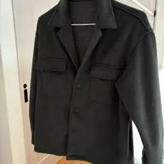 THE SHOP TK ダークグレー ボタン付きジャケット