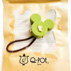 新品Q-pot. Disney ミッキー 抹茶リュクスショコラヘアゴム 生チョコ