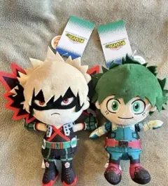 僕のヒーローアカデミア爆豪勝己　緑谷出久ユニバ　ぬいぐるみキーチェーン　匿名配送