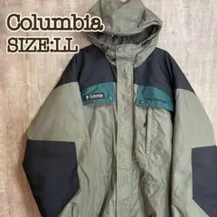 Columbia コロンビア　マウンテンジャケット　黒×カーキ　LL