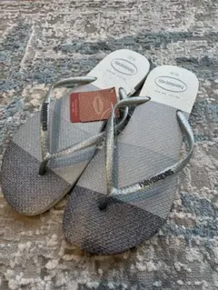 専用▼Havaianas ハワイアナス ビーチサンダル スリム シルバー