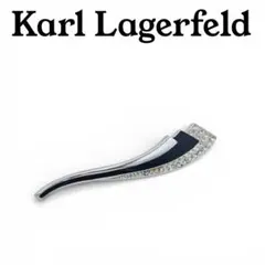 Karl Lagerfeld カールラガーフェルド ブローチ 流線形 シルバーのサムネイル