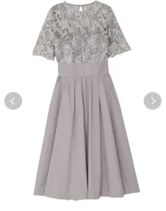 【未使用】LAGUNAMOON LADYオーバーレースギャザードレス