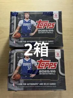 【ターゲット限定】Topps 2025/26 NBAカード　2箱
