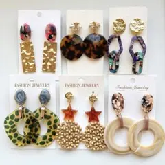 ポストピアス6個まとめ売り2点目半額SALE