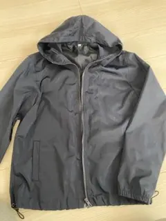 紺色ナイロンマウンテンパーカー　 レインパーカー