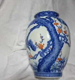 美品】中国美術 染付 青花 鬼谷子下山図 飾壺 壺 花瓶 インテリア 置物
