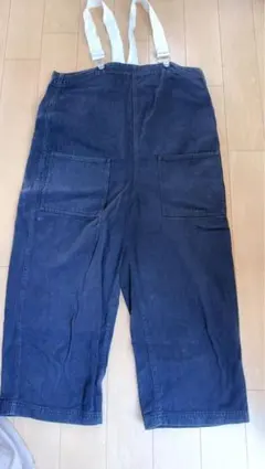 undeny. ダークブルー オーバーオール