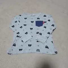 【MIKI HOUSE】DOUBLE B クマ柄 長袖カットソー ２枚セット