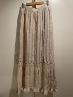 ロングスカート Mサイズ ニットスカート