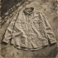 90s～00s Cabela's カベラス 長袖ワークシャツ 4XL マカオ製