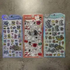 プチドロップステッカー＆うるちゅるポップシール 3点セット