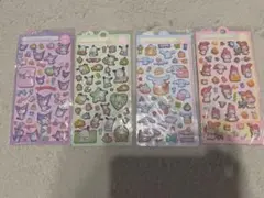 ぷくぷくシール　3D 4枚セット