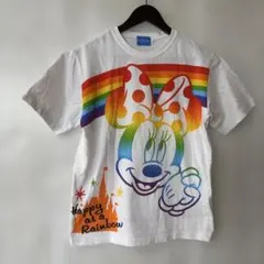 ミニーマウス Tシャツ♡ Happy as a Rainbowのサムネイル