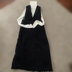 りりあ様　専用　Couture Brooch ブラック ジャンパースカート