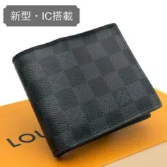 【超極美品・新型】ルイヴィトン ダミエ グラフィット マルコ NM 折り財布