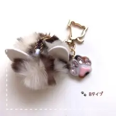 ふわっポン♪猫づくしキーホルダー【肉球】