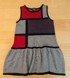 COMME CA FILLE ニット　ノースリーブワンピース 110cm