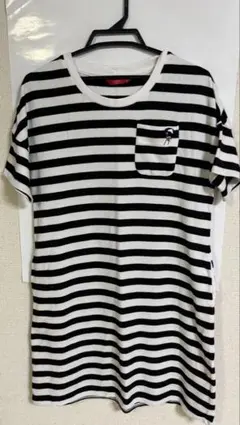 フランシュリッペブラックよわむしマン半袖ボーダーTシャツ - メルカリ