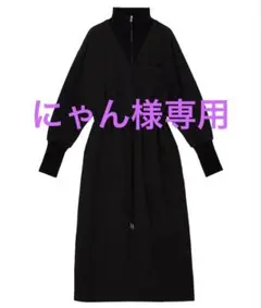 ameri UND HALF ZIP SWEAT DRESS