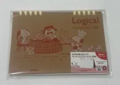 ロジカル卓上カレンダー ペーパーリングピーナッツ2026スヌーピー 赤のサムネイル