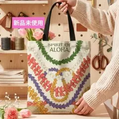 【１点限定】ハワイ　レイ　エコバッグ　ショッピングバッグ　トートバッグのサムネイル