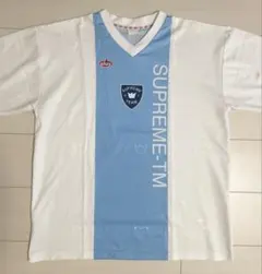 希少　初期Supreme　シュプリーム　　サッカーシャツ　ゲームシャツ　水色 希少 初期Supreme シュプリーム サッカーシャツ ゲームシャツ ブルー