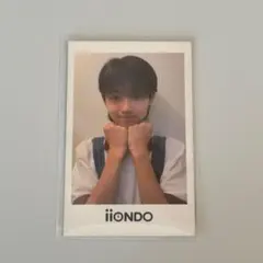 【匿名配送】iiONDO 三戸琳仁 はつ恋チェキ風ソロカード オーバーオール