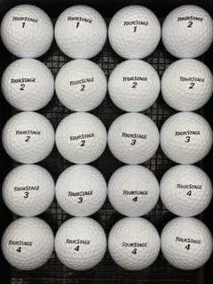 ツアーステージ　エクストラディスタンス　ゴルフボール　20個　ロストボール