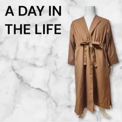 美品✨ A Day in the Life トレンチコートウエストリボン