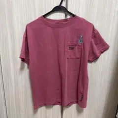 OUTDOOR くま　ポケットT ピンク　M 半袖　夏服のサムネイル