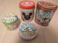 ディズニーリゾート お菓子缶 4個セット